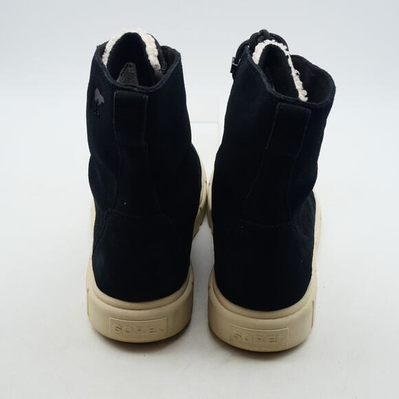 NEW Sorel Explorer III Joan Women's 9.5 Insulated WP Boots Black Chalk OPEN BOX - Picture 6 of 10